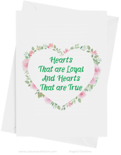 Load image into Gallery viewer, Note Cards-Hearts that are Loyal-Tea Rose