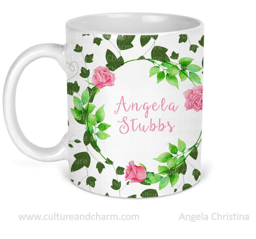 Mug & Coaster Set-Ivy Rose PERSONALIZED